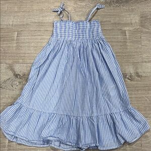 H&M Light Blue Striped Kids Dress